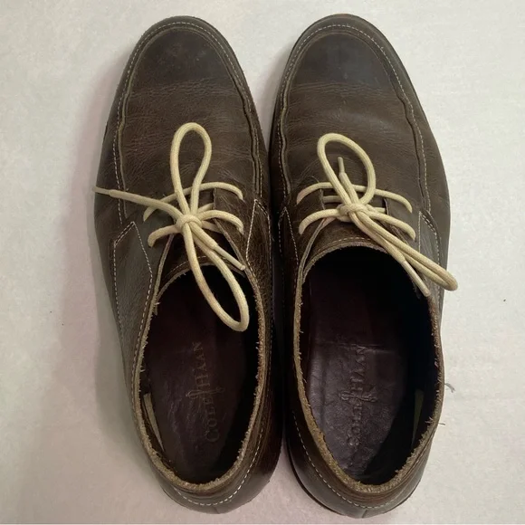 Cole Haan Dark Brown Leather Oxfords - Picture 3 of 6